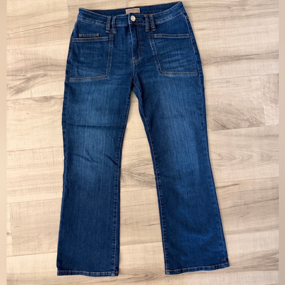 Kut from the Kloth “Kelsey” Dark Blue Flare Jeans - size 6